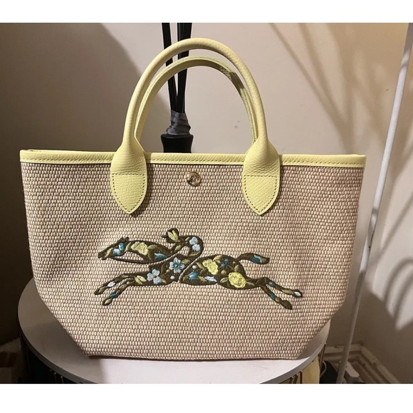 💛NWT & HTF‼️ Longchamp Appliquéd La Panier Pliage Two-way Bag✨Price is Firm✨ - Picture 6 of 8